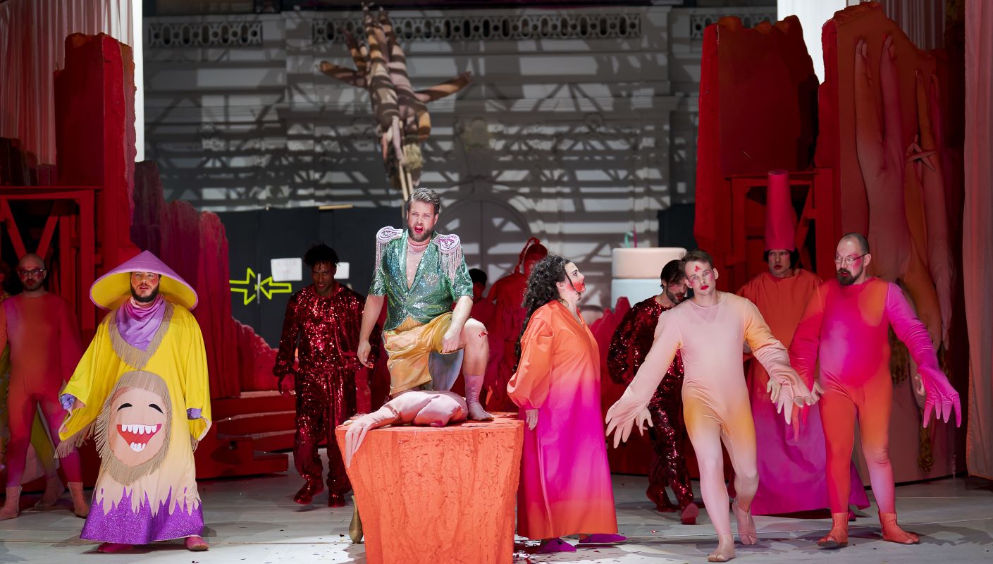 Gaetano Donizetti: Les Martyrs – David Steffens, Roberta Mantegna, Arnold Schoenberg Chor (zdroj MusikTheater an der Wien, foto Werner Kmetitsch)