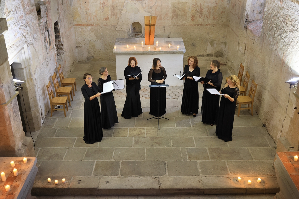 Mezinárodní hudební festival Český Krumlov – Jistebnický kancionál, 24. července 2022: Tiburtina ensemble (foto Libor Sváček)