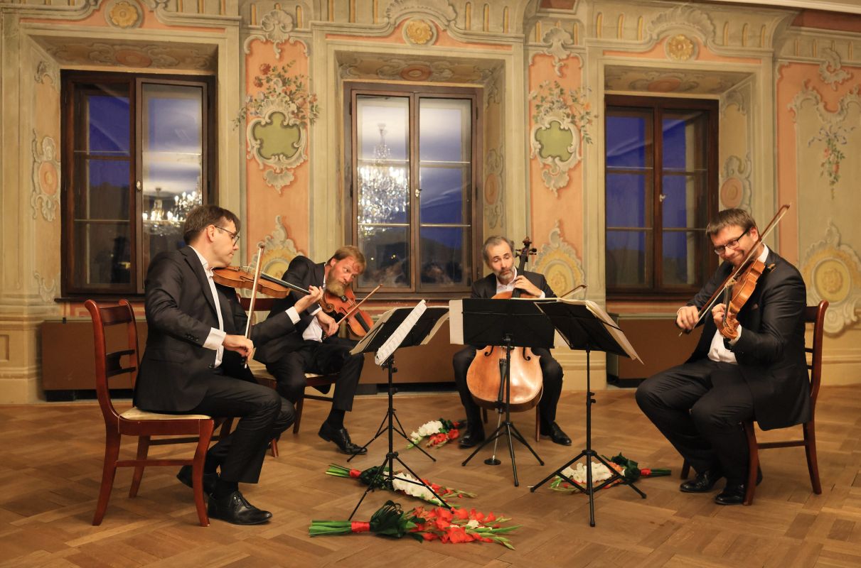 Zemlinského kvarteto – Mezinárodní hudební festival Český Krumlov, 4. srpna 2022 (zdroj Mezinárodní hudební festival Český Krumlov)