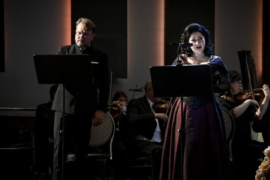Feliks Nowowiejski: Quo vadis? – Tomasz Konieczny, Csilla Boross, Orchestr Janáčkovy opery Národního divadla Brno, 19. listopadu 2022 (foto Marek Olbrzymek)