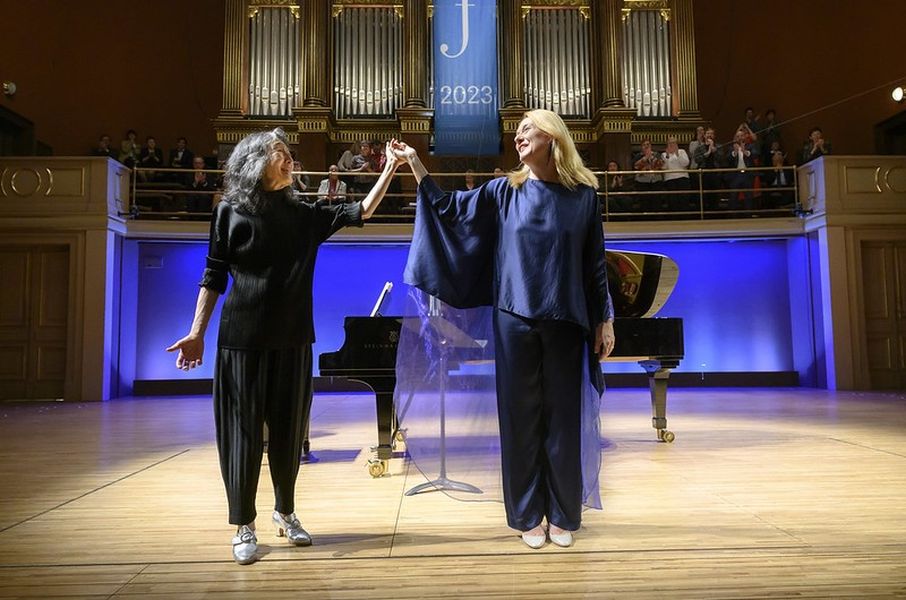 Mitsuko Uchida, Magdalena Kožená, 14. května 2023 (foto Petra Hajská)