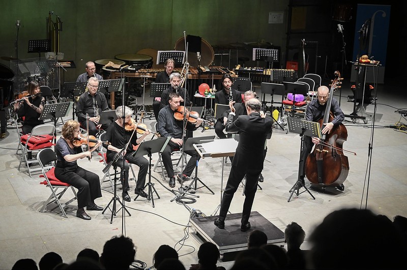 Pražské jaro: Klangforum Wien I., 26. května 2023 – Peter Rundel, Klangforum Wien (foto Ivan Malý)