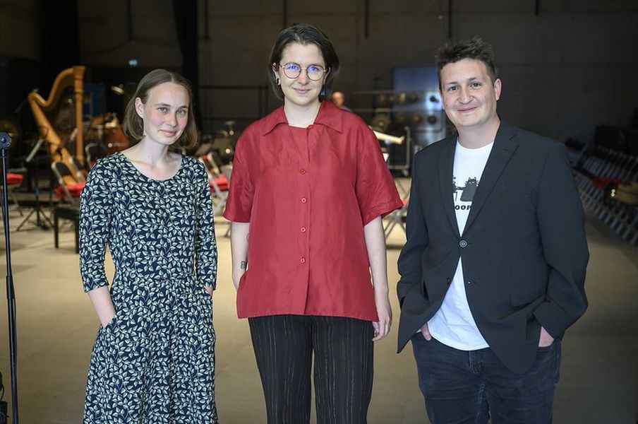 Pražské jaro: Prague Offspring – Reading lessons, Noemi Savková, Milica Modrá, Matej Sloboda, 27. května 2023 (foto Petra Hajská)
