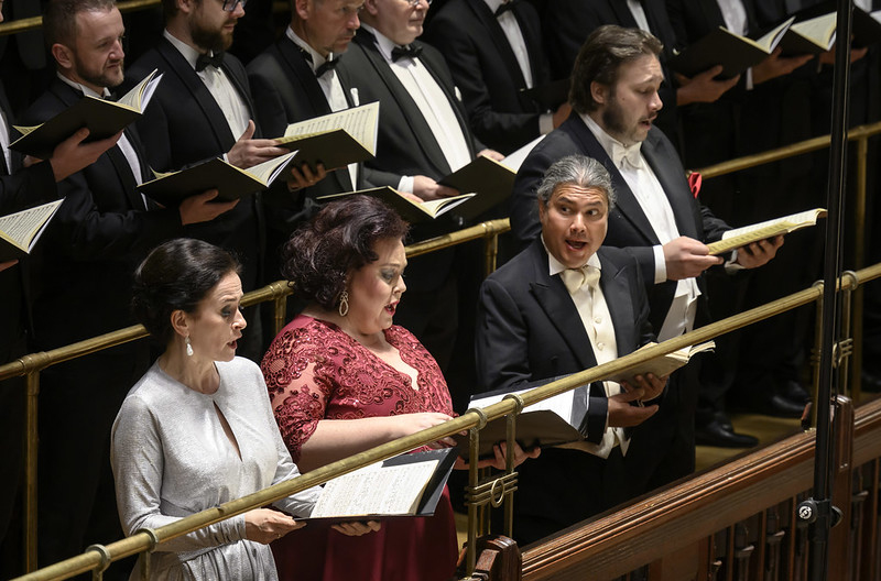 Pražské jaro: Beethovenova Devátá, 1. června 2023 – Simona Šaturová, Lucie Hilscherová, Steve Davislim, Jan Martiník a Pražský filharmonický sbor (foto Petra Hajská)