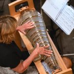 Moravský podzim: Sólo pro skleněnou harmoniku – Christa Schönfeldinger, 12. října 2023 (foto Dag Markl)