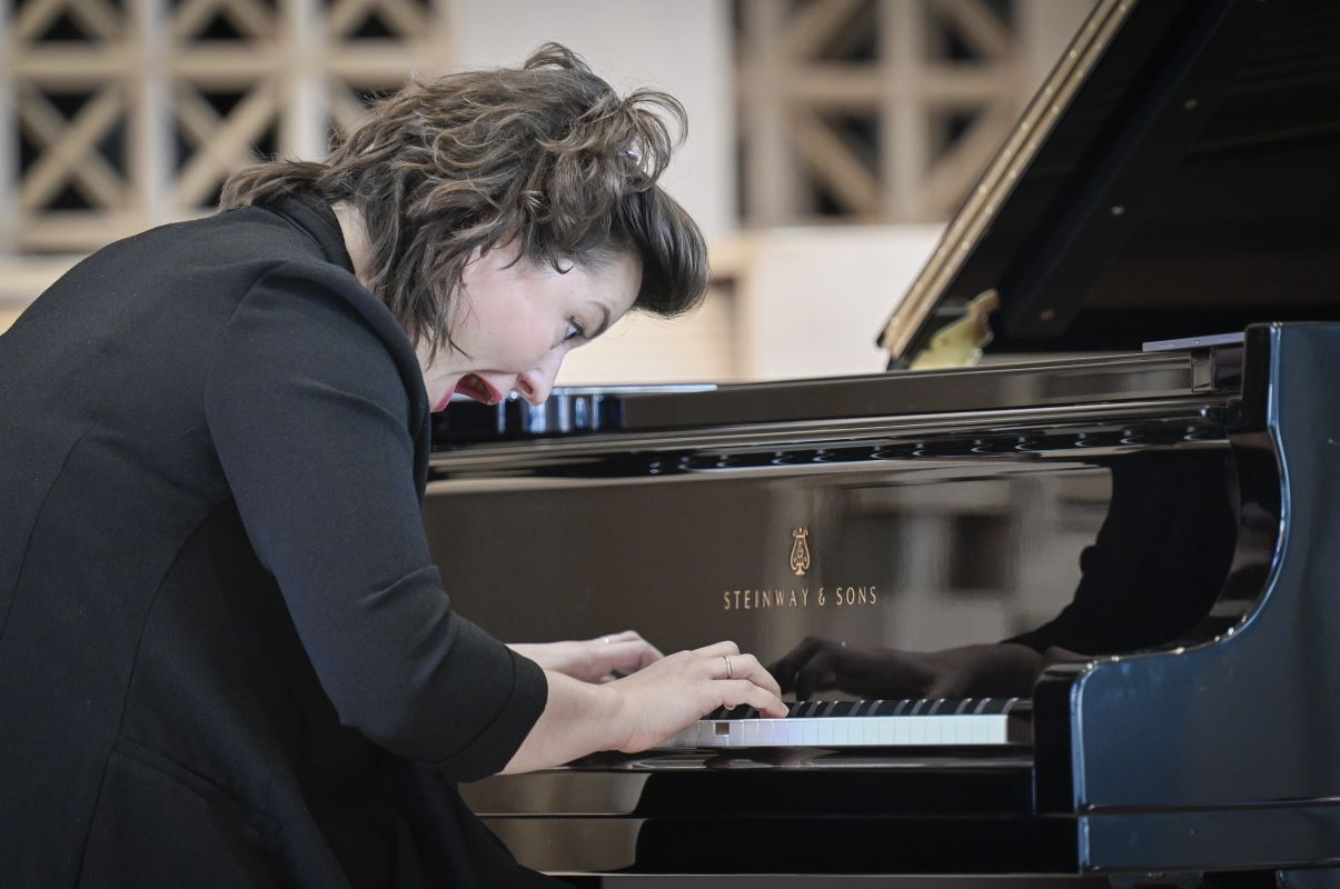 Klavírní festival Rudolfa Firkušného: Anna Geniušene, 5. listopadu 2023, HAMU – Sál Bohuslava Martinů, Praha (zdroj Pražské jaro, foto Ivan Malý)