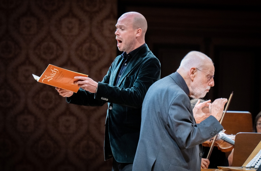 Pražské jaro 2024: Maarten Engeltjes, Ton Koopman, 2. června 2024, Rudolfinum – Dvořákova síň, Praha (zdroj Pražské jaro, foto Ivan Malý)