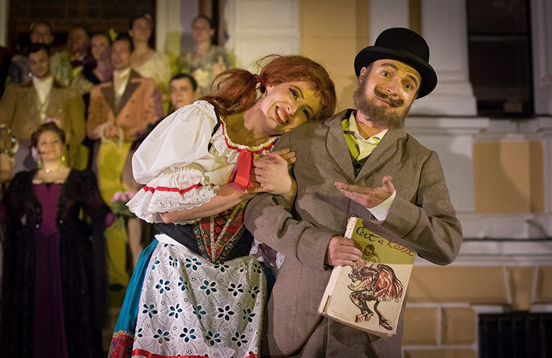 Antonín Dvořák: Čert a Káča, 20. června 2024, Opera studio Praha, Vysoká u Příbramě – Alžběta Symerská a Vojtěch Svoboda (zdroj Opera studio Praha)