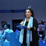 Jacques Offenbach: Orfeus v podsvětí, Národní divadlo, 6. července 2017 – Lenka Šmídová (Veřejné mínění) (foto: Hana Smejkalová)