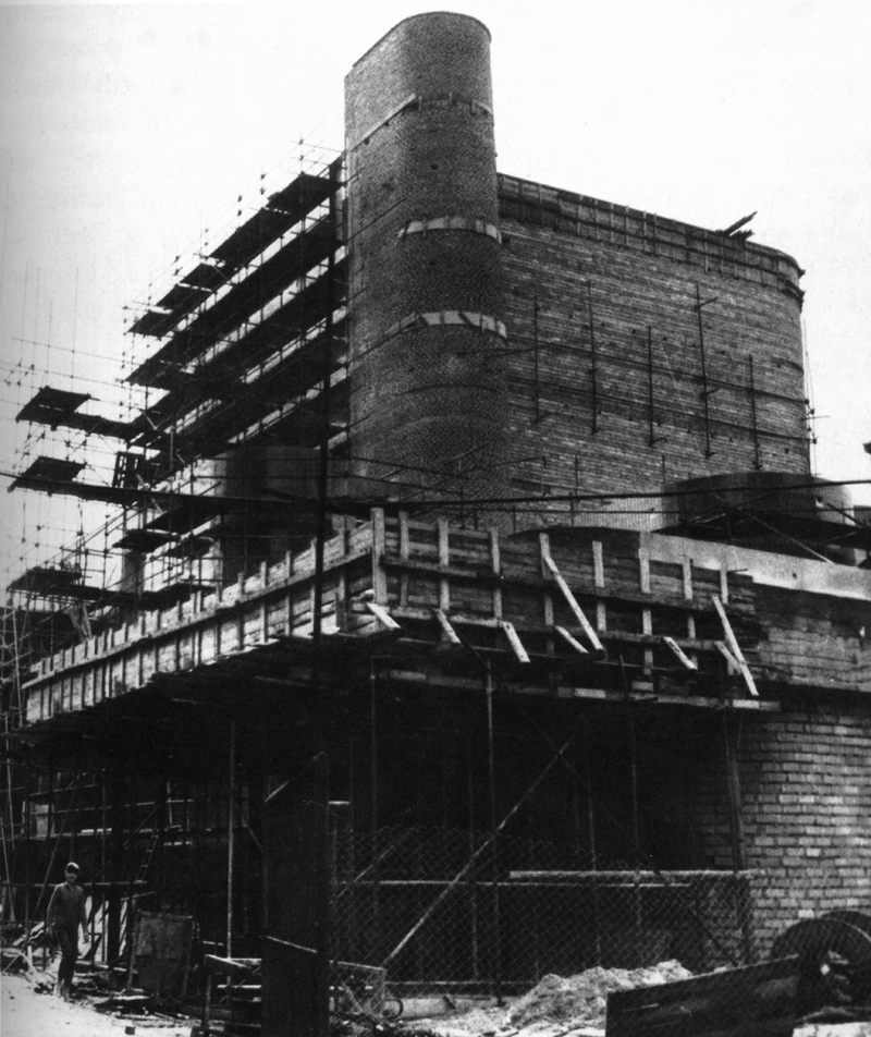 Divadlo Jiřího Myrona po požáru v rekonstrukci (archiv Národního divadla moravskoslezského)