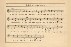 První publikovaný titul nakladatelství Bärenreiter – Auf du junger Wandersmann č. 1 ze zpěvníku Finkensteiner Blätter, 1923 (zdroj Bärenreiter Praha)
