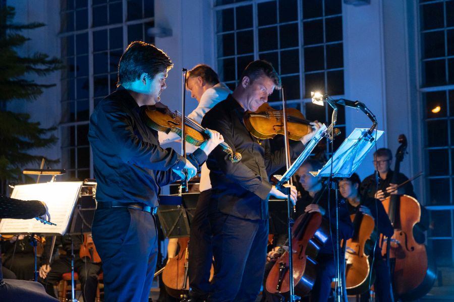 Návrat Amadea – Fedor Rudin, Pavel Nikl, Tomáš Netopil, PKF – Prague Philharmonia, 19. srpna 2022 (zdroj Letní hudební akademie Kroměříž)