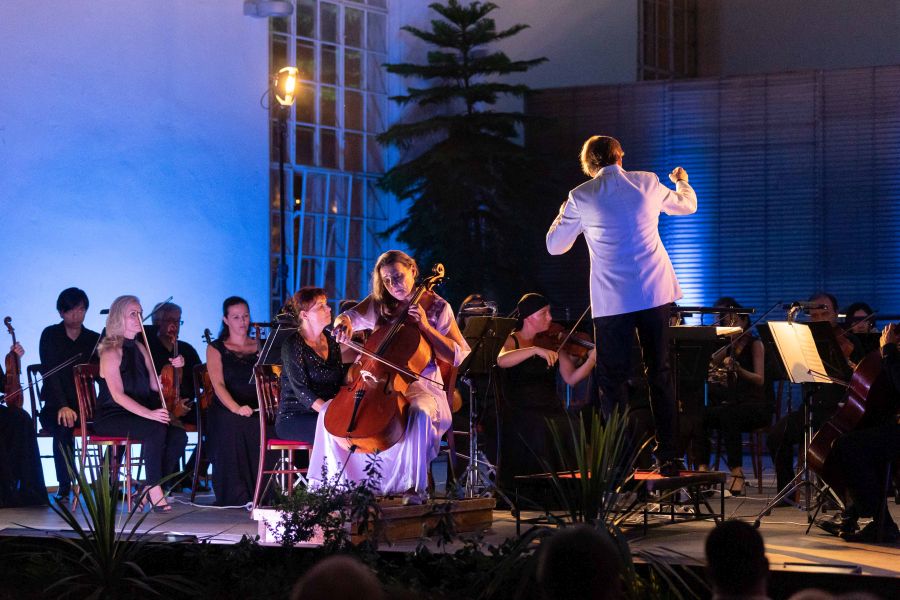 Návrat Amadea – Michaela Fukačová, Tomáš Netopil, PKF – Prague Philharmonia, 19. srpna 2022 (zdroj Letní hudební akademie Kroměříž)