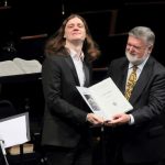 Andrii Kharlamov, absolutní vítěz Mezinárodní pěvecké soutěže Antonína Dvořáka 2019, Peter Dvorský (zdroj Mezinárodní pěvecká soutěž Antonína Dvořáka)