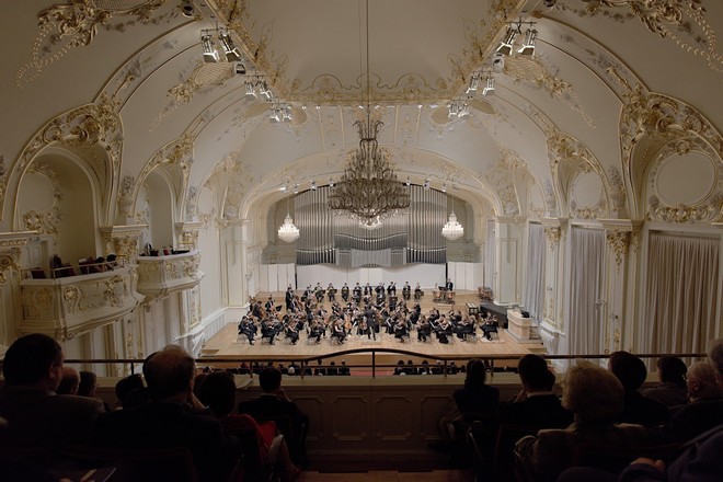 Gustav Mahler Jugendorchester, David Afkham - Koncertná sieň Slovenskej filharmónie Bratislava 2016 (foto © Ján Lukáš)