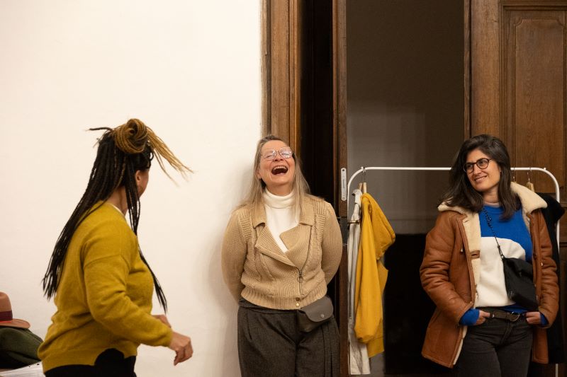 Art klastr I 2024, závěrečná prezentace – Stéphanie N’Duhirahe a Marie Kinsky (foto Alena Češková)