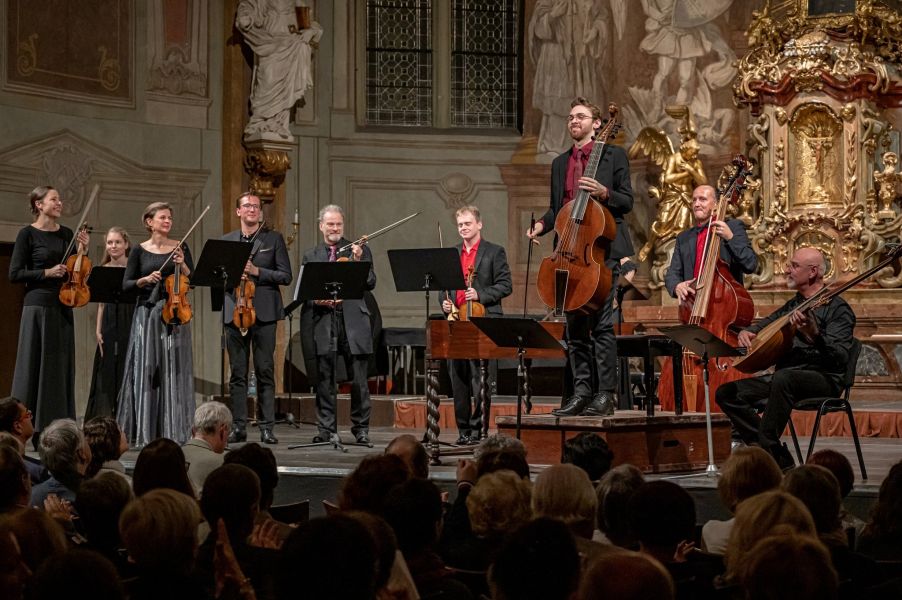 Bach – mistr koncertů, Michal Raitmajer, Ensemble Tourbillon, 1. listopadu 2022 (foto Petr Dyrc)