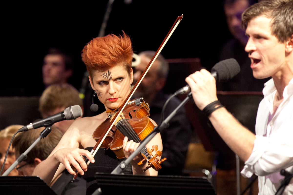 Balada pro banditu - Gabriela Vermelho a Igor Orozovič - Třeboňská nocturna 2021 (foto Třeboňská nocturna)