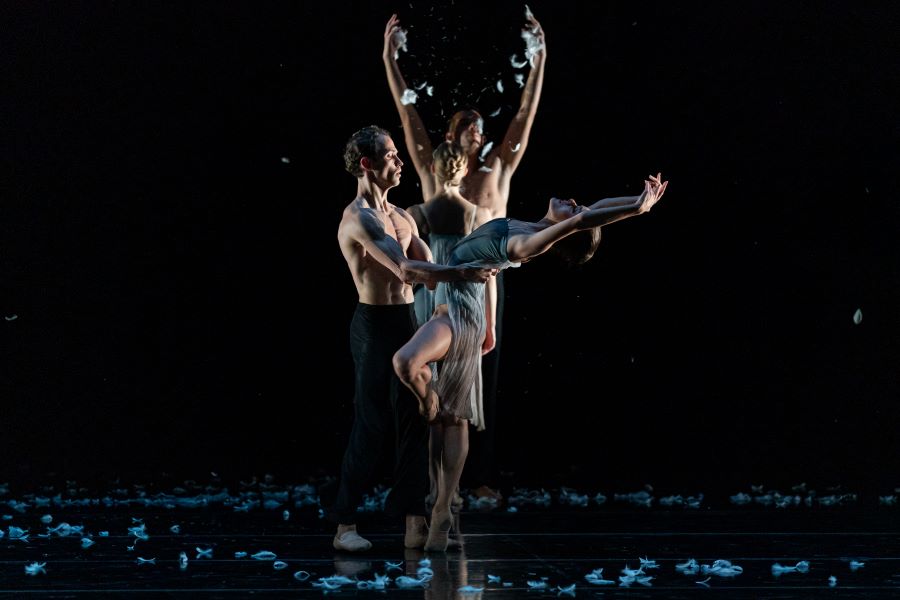 Balet SND – Murmuration (Juliana Ondrášiková a Jean-Michel Reuter, foto Juraj Žilinčár)