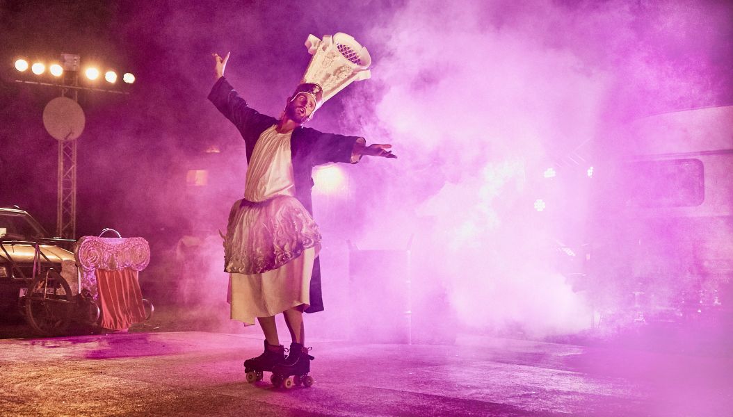 Tomáš Hanzlík: Římská Lukrécie – Petr Šmíd v roli Lesbie (foto Martin Špelda)