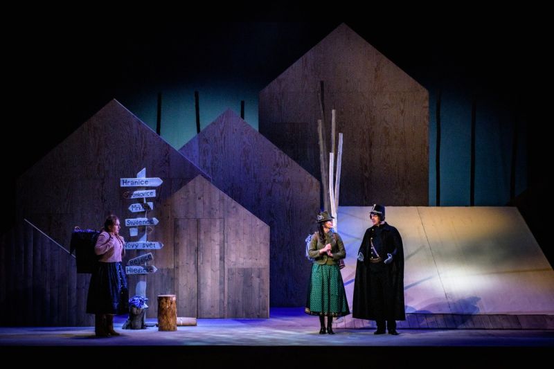 Bedřich Smetana: Hubička – Ivana Veberová, Jana Foff Tetourová, Jan Ondráček, Divadlo J. K. Tyla v Plzni (zdroj Divadlo J. K. Tyla v Plzni)