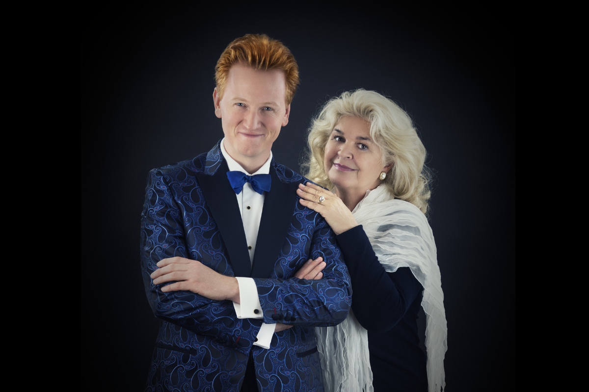 Jakub Pustina, Gabriela Beňačková (zdroj Komorní filharmonie Pardubice)