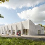 Ateliér 38: vizualizace pavilonu G / Bílý dům na Černé louce (zdroj Národní divadlo moravskoslezské)