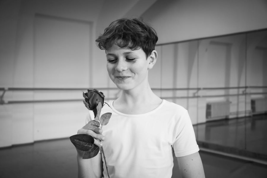 Bohemia Balet zkouší choreografii Do světa Malého prince (foto Adéla Amel Veselá)