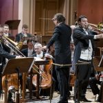 Miloš Orson Štědroň: Bimetal – Lukáš Moťka, Tomáš Netopil, Robert Kozánek, Česká filharmonie, 19. ledna 2023 (foto Petr Kadlec)