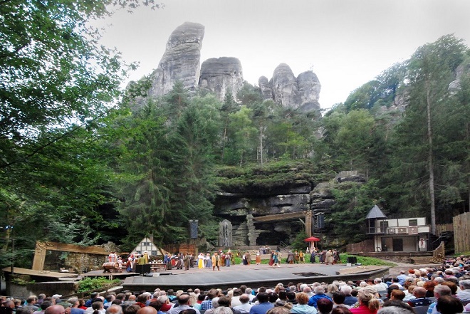 C. M. von Weber: Der Freischütz - Felsenbühne Rathen 2016 (foto Pavel Horník)