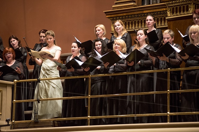 L.Janáček: Její pastorkyňa - Kateřina Kněžíková a Český filharmonický sbor Brno - Praha 15.4.2016 (foto Petr Kadlec)
