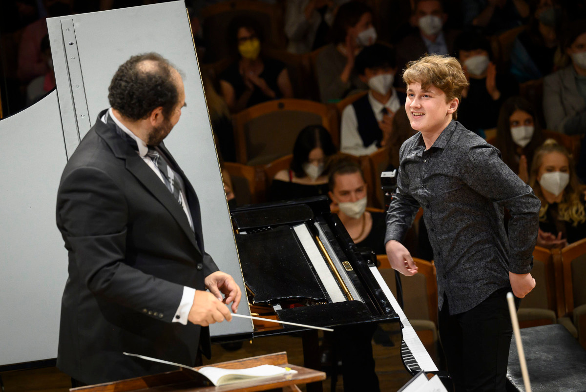 Vahan Mardirossian a Jan Schulmeister - Concertino Praga 2021 (foto Petra Hajská)