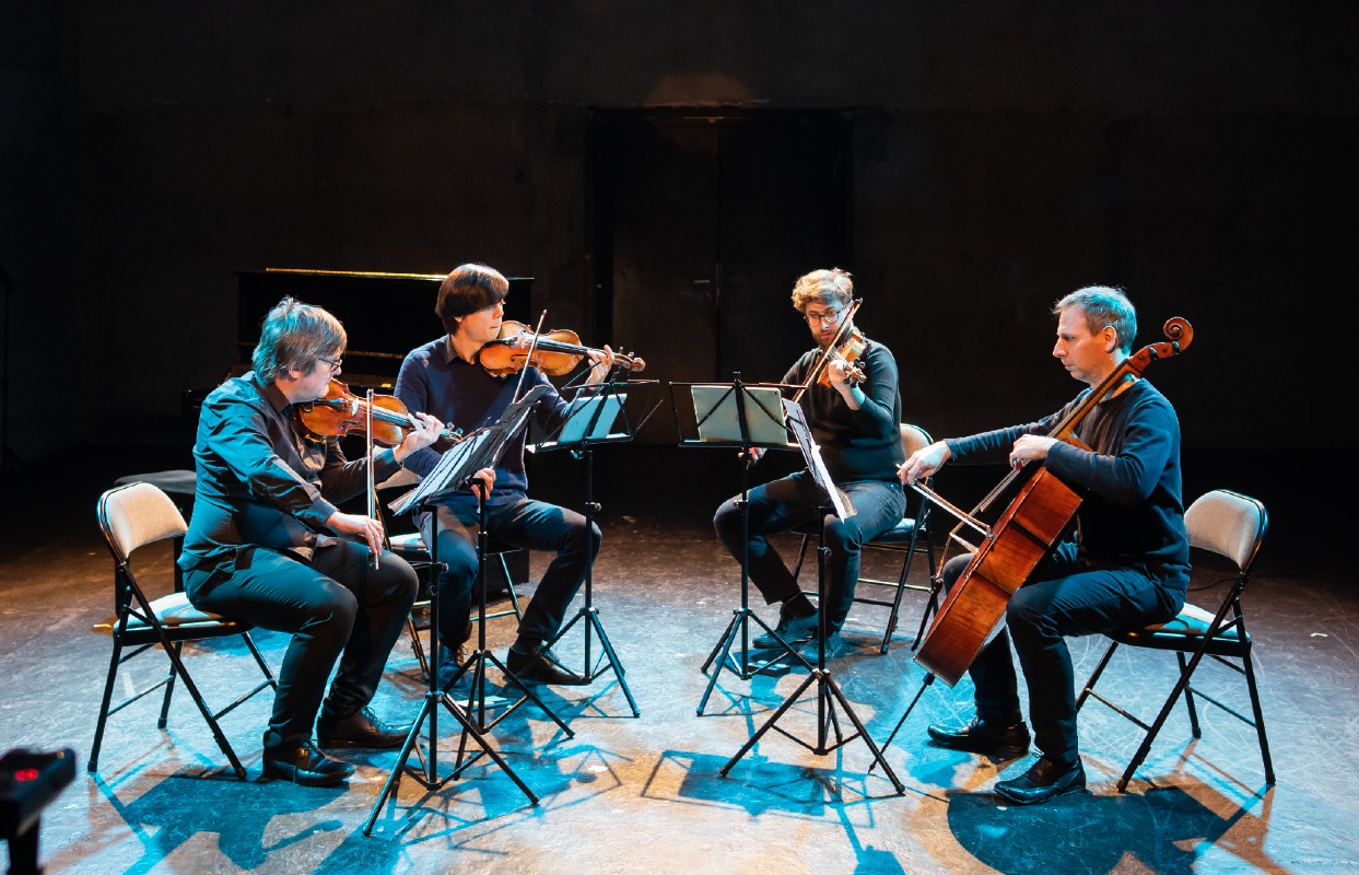 Slovenská hudební expozice 21. století: Ľuboš Bernáth a Matej Sloboda – FAMA Quartet (zdroj PKF — Prague Philharmonia)