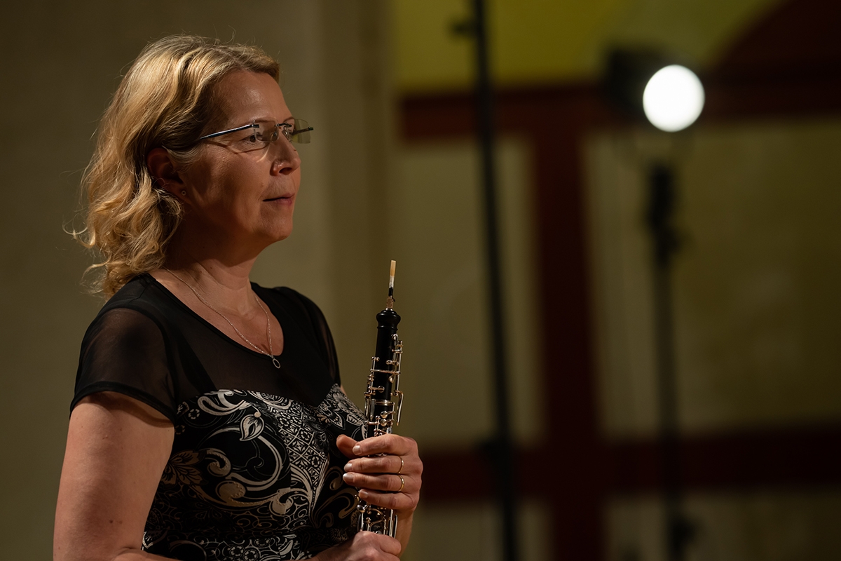 PKF — Prague Philharmonia: Tailleferre. Poulenc, 23. května 2022 – Lenka Filová (zdroj PKF — Prague Philharmonia)