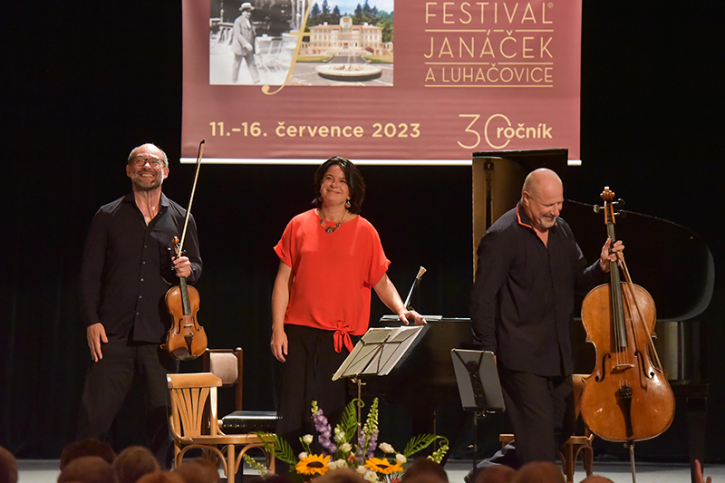 Festival Janáček a Luhačovice: Smetanovo trio, 13. července 2023 (zdroj Festival Janáček a Luhačovice)