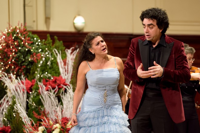 Cecilia Bartoli & Rolando Villazón - Cecilia Bartoli (mezzosoprán), Rolando Villazón (tenor) - Smetanova síň Obecního domu Praha 2015 (foto Petr Dyrc)