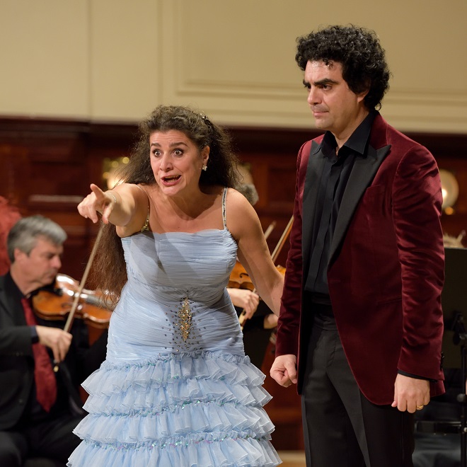 Cecilia Bartoli & Rolando Villazón - Cecilia Bartoli (mezzosoprán), Rolando Villazón (tenor) - Smetanova síň Obecního domu Praha 2015 (foto Nachtingall Artists/Petr Dyrc)