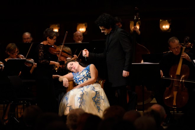 Cecilia Bartoli & Rolando Villazón - Cecilia Bartoli (mezzosoprán), Rolando Villazón (tenor) - Smetanova síň Obecního domu Praha 2015 (foto Petr Dyrc)