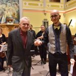Dny soudobé hudby 2023: Karel Pexidr, Václav Benjamin Špíral, Zelí-Potkan Orchestra, 22. listopadu 2023, sál ČCE v Korunní ulici v Praze (zdroj Dny soudobé hudby)