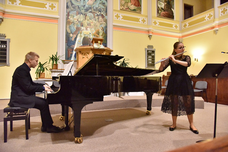 Závěrečný 8. koncert 34. ročníku festivalu Dny soudobé hudby, 27. listopadu 2023, Modlitebna České církve evangelické Vinohrady (foto Zdeněk Chrapek)