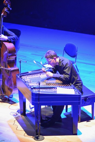 Hudební současnost 2016: Závěrečný koncert HS „Freejazzové trio“ - sál Janáčkovy konzervatoře Ostrava 16.11.2016 (foto Hudební současnost)
