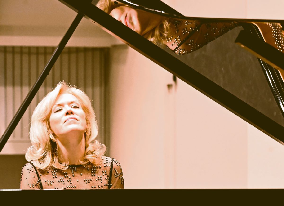 Olga Kern, 13. listopadu 2023, Ostrava (zdroj Janáčkova filharmonie Ostrava, foto Martin Straka)