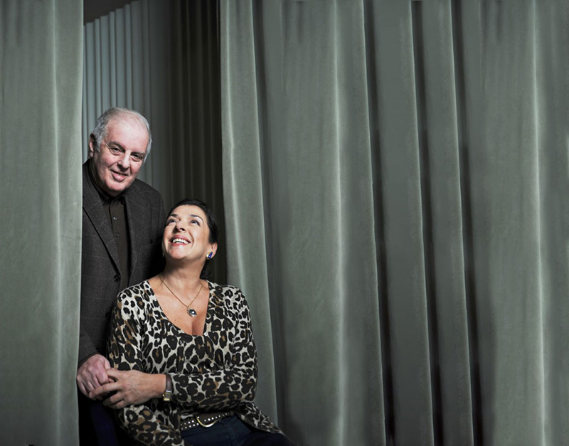 Daniel Barenboim a Jelena Baškirovová (foto Max Lautenschlaeger)