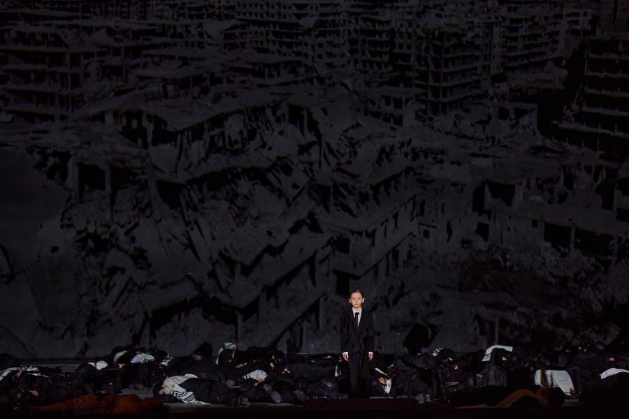 Detlev Glanert: Židovka z Toleda (Die Jüdin von Toledo), Semperoper Dresden, premiéra 10. února 2024 (Semperoper Dresden, foto Ludwig Olah)