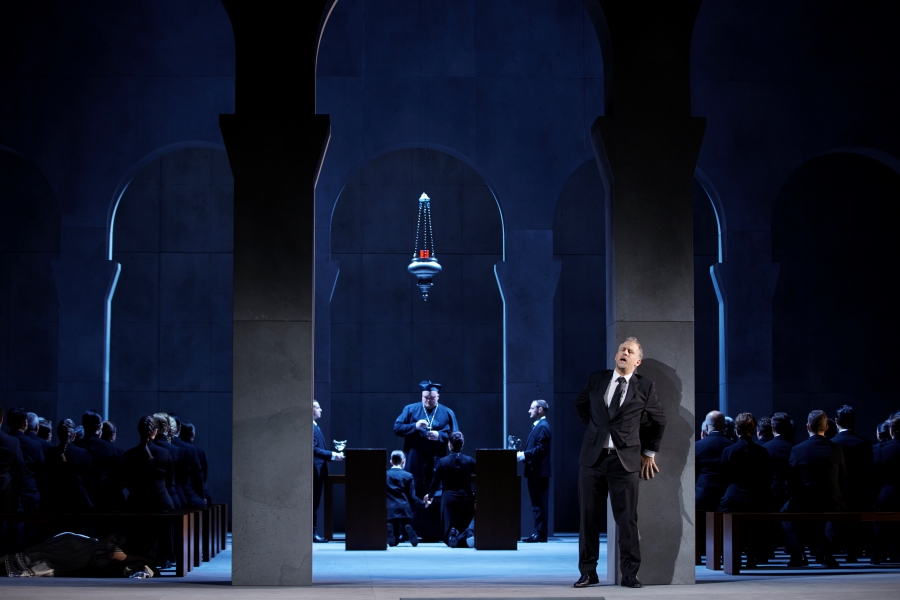 Detlev Glanert: Židovka z Toleda (Die Jüdin von Toledo), Semperoper Dresden, premiéra 10. února 2024 (Semperoper Dresden, foto Ludwig Olah)