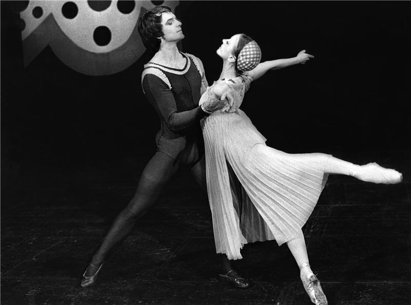 Doktor Faust – Vlastimil Harapes (Faust) a Hana Vláčilová (Markéta), foto jaromír Svoboda, Archiv ND
