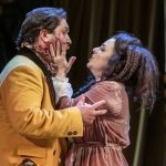 W. A. Mozart, Don Giovanni – Národní divadlo, 24. dubna 2021: Don Ottavio a Donna Anna (R. Samek a J. Sibera) (foto Jan Pohribný)
