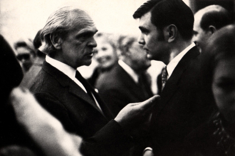Witold Malcuzynski a Eugen Indjic, 1970 (foto se souhlasem Odile Indjic)