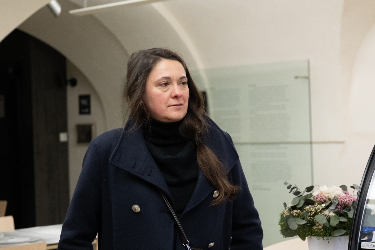 Eva Dryjová se stará o pohodlí rezidentů (foto Alena Češková)