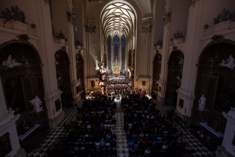 Filharmonie Brno: Hořínka, Janáček – Filharmonie Brno, Český filharmonický sbor, 7. dubna 2024 (foto Jakub Joch)